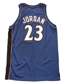 Michael Jordan 2001-02 Washington Wizards Game Issued Road Jersey